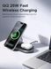 UGREEN Zapix 2-in-1 Magnetic Зарядний пристрій Stand (Qi2 25W, MagSafe Compatible) &mdash; колір: Чорний 85400 фото 5