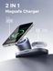 UGREEN Zapix 2-in-1 Magnetic Зарядний пристрій Stand (Qi2 25W, MagSafe Compatible) &mdash; колір: Чорний 85400 фото 4