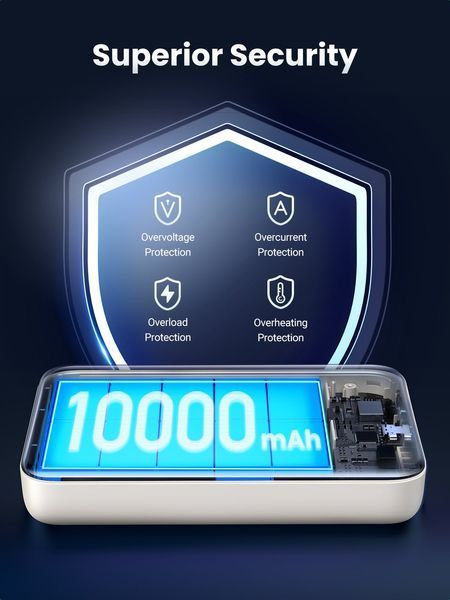 UGREEN Wireless Magnetic Павербанк 10000mAh &mdash; колір: Чорний 25919 фото