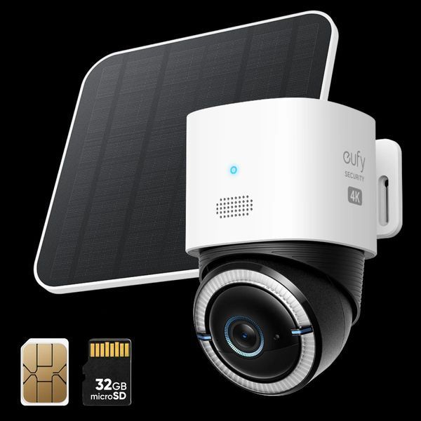 Камера спостереження з сонячною панеллю S330 4G LTE EUFY-T86P2321 фото