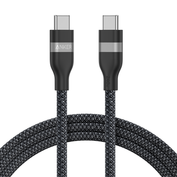 Кабель Anker USB-C до USB-C (240 W, плетений з перероблених матеріалів) &mdash; розмір: 6ft; колір: Чорний A82E2012 фото