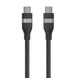 Кабель Anker USB-C до USB-C (240 W, плетений з перероблених матеріалів) &mdash; розмір: 6ft; колір: Чорний A82E2012 фото 2