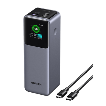 UGREEN Nexode Павербанк 25000mAh 200W with Smart Digital Display 35525 фото