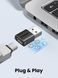 UGREEN USB to USB C 3.2 10Gbps Type C to Type A Адаптер (Pack of 3) 45299-amz фото 6