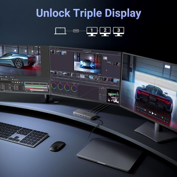 UGREEN Revodok Pro 313 13-in-1 Triple Display Док-станція 15978 фото