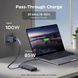 UGREEN Revodok USB-C хаб (8-Port, 10Gbps, 4K@60Hz, 100W) 75027 фото 5
