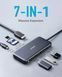 Хаб USB-C Anker 341 (7-в-1) &mdash; колір: Сірий A83460A2 фото 2
