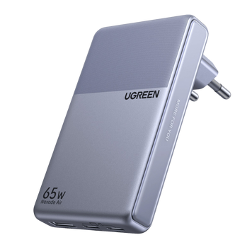 UGREEN Nexode Air Slim Зарядний пристрій (65W, 3-Port, Foldable Plug) &mdash; колір: Космічний сірий 95907 фото