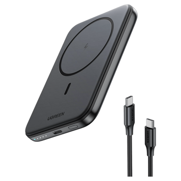UGREEN Wireless Magnetic Павербанк 5000mAh &mdash; колір: Чорний 25866 фото