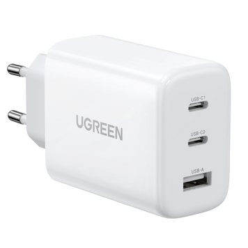 UGREEN 65W USB C Зарядний пристрій with 3-Ports 90496 фото
