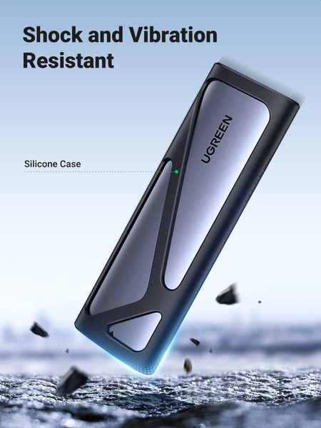 UGREEN M.2 NVMe Корпус для SSD, USB 3.2 GEN 2 10Gbps SSD Caddy 90264 фото