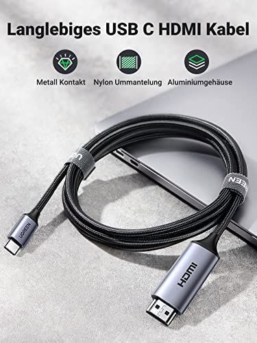 UGREEN USB C auf HDMI Кабель 4K 60Hz 2m Thunderbolt 3 50571 фото