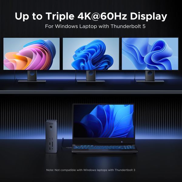 UGREEN Revodok Max 2131 Thunderbolt 5 Док-станція 8K@60Hz 140W 45790A фото