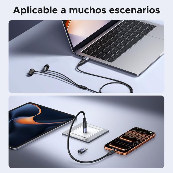 UGREEN USB C to USB 3.2 Адаптер 10Gbps Type C to Type A Перехідник (5 Pack) 75989P5 фото