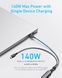 Кабель USB-C Anker 2-в-1 (140W) A8895011 фото 4
