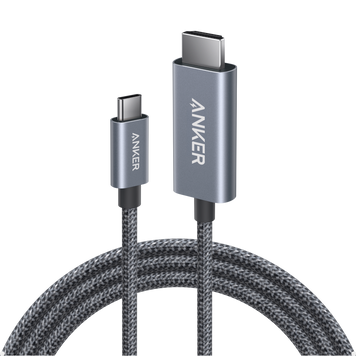 Anker USB C to HDMI Кабель (6ft, 4K/60Hz, Braided) A87E0H12 фото