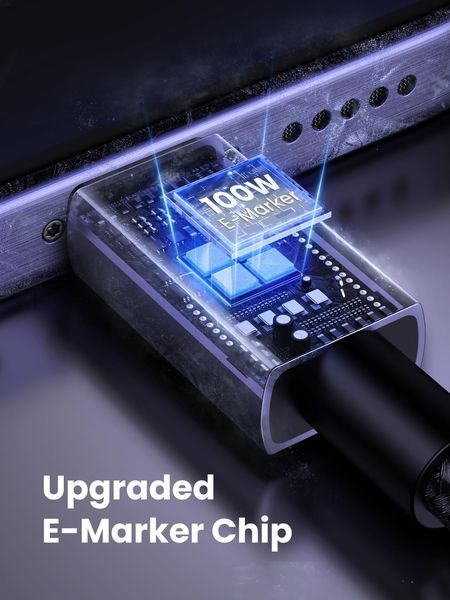UGREEN USB C to USB C Зарядний пристрій Кабель 100W &mdash; довжина: 1M 45063 фото