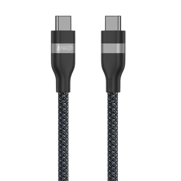 Кабель Anker USB-C до USB-C (240 W, плетений з перероблених матеріалів) &mdash; розмір: 3ft; колір: Чорний BUNDLE-A82E2011-1 фото