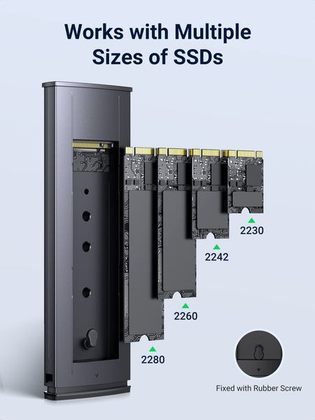 UGREEN M.2 NVMe 10 Gbps Корпус для SSD 90541 фото