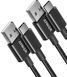 Anker Nylon USB-C to USB-A 2.0 Кабель 3ft 2Pack Black B8172011 фото 1