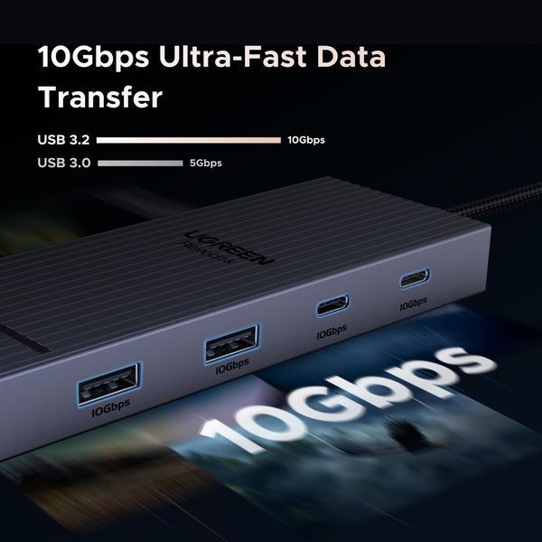 UGREEN Revodok Pro 207 7-IN-1 USB-C Док-станція 45365 фото